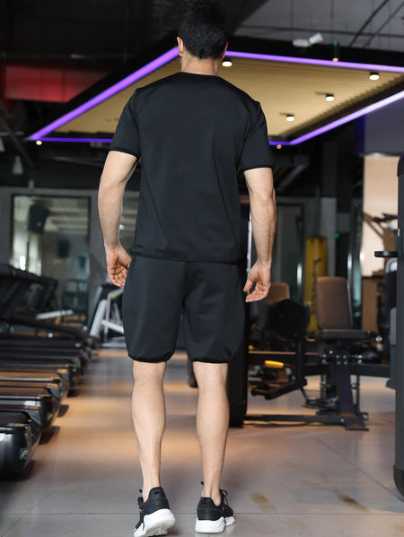 2Pc Men's Sauna Suit - Sweat Boost For Weight Loss