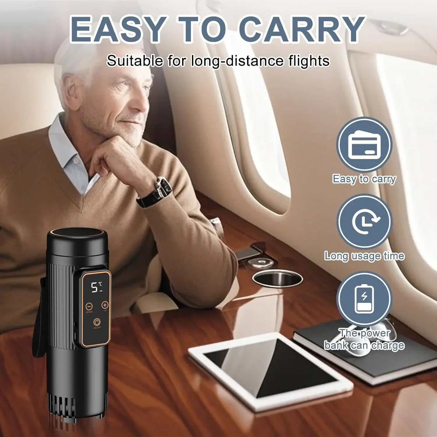 Portable Insulin Travel Cooler Cup &ndash; Digital Temp Display