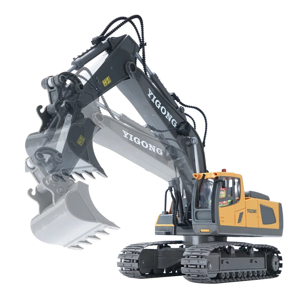 RC Excavator 1/20 Alloy &ndash; Lighted Remote Vehicle Toy