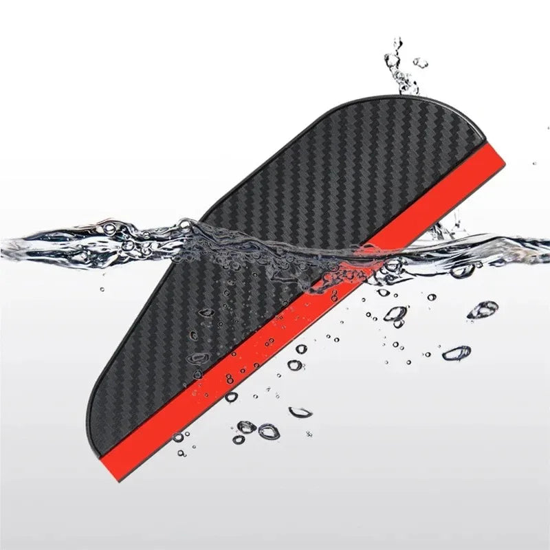 HSJ02 Car Mirror Rain Shield &ndash; Thickened Carbon Fiber
