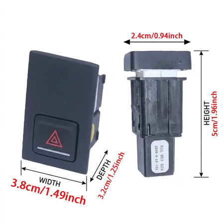 Hazard Warning Light Switch for VW Golf 7 MK7 5GG953509 by InterCyprus Trading Ltd