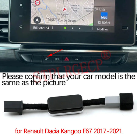 Automatic Stop Start Engine System Off Cable Plug and Play Eliminator for Renault Dacia Dokker Kangoo F67 2017-2021 by InterCyprus Trading Ltd