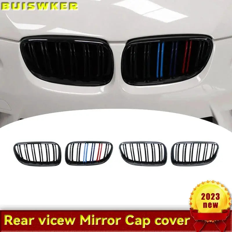2PCS Car Front Bumper Kidney Grill for BMW E92 E93 M3 2010-2013 Double Slat Line ABS Plastic Racing Grilles Replacement Part by InterCyprus Trading Ltd