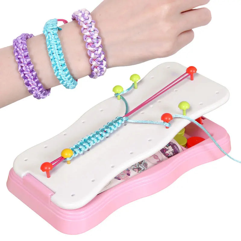 Girls Hand Rope Knitter Set - Sensory Bracelet Making