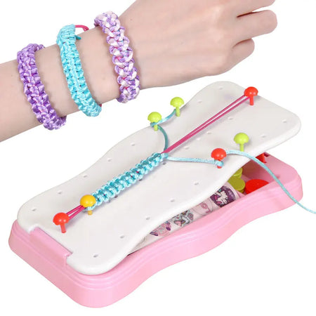 Girls Hand Rope Knitter Set - Sensory Bracelet Making