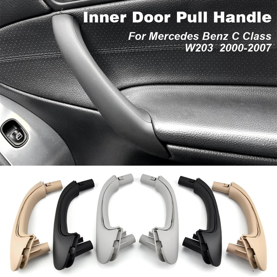 Cubiertas de manijas de puerta interior con PC ABS para Mercedes-Benz W203 Clase C