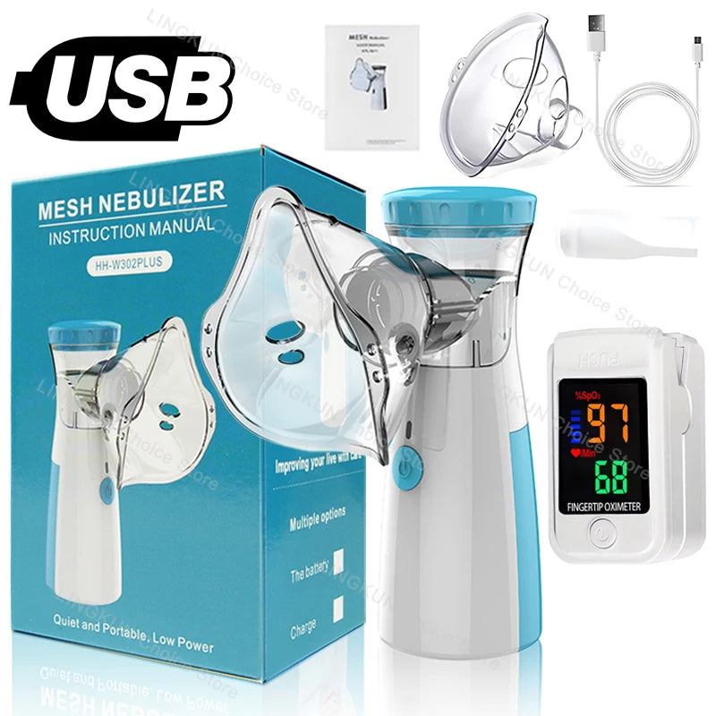 YUKUI Fingertip Pulse Nebulizer &ndash; Portable Asthma Inhaler with Dual Mode Mode 6