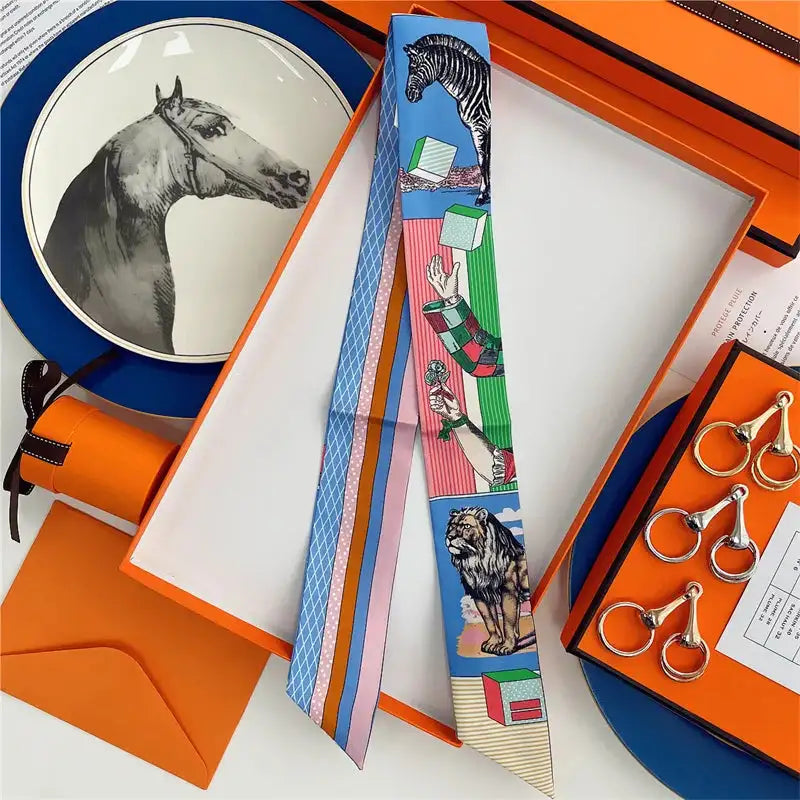 JTVOVOC Silk Scarf &ndash; Elegant Versatility for Any Outfit JZP025-02 / 5x85cm