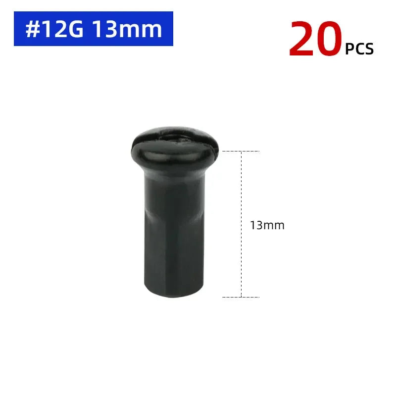 Brass Spoke Nipples Set &ndash; Durable Copper Construction for MTB and Road Bikes