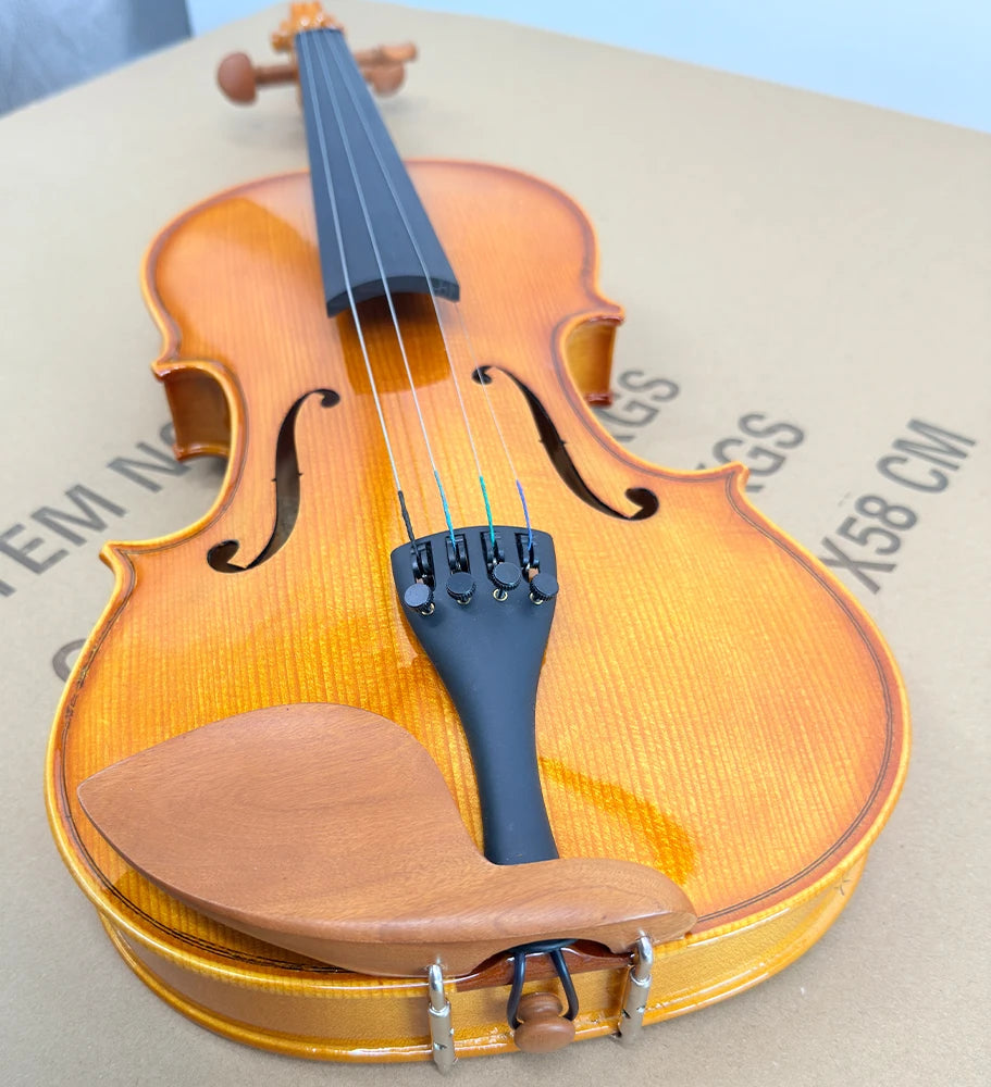 TL001-4A Beginner Handmade Violin &ndash; Includes Hard Case