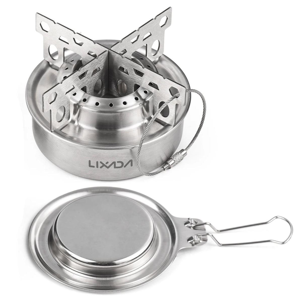 Lixada Mini Alcohol Stove With Cross Stand &ndash; Ultra Portable