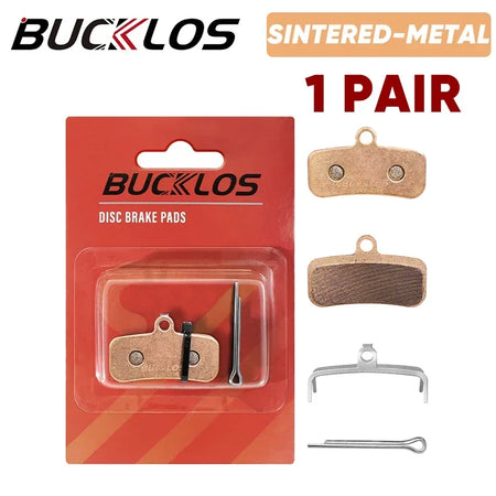 BUCKLOS Sintered-Metal MTB Brake Pads &ndash; High Wear Resistance Sintered 1Pair