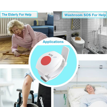 TP-309DR-2 Panic Button 433MHz SOS Bracelet &ndash; Elderly Alarm
