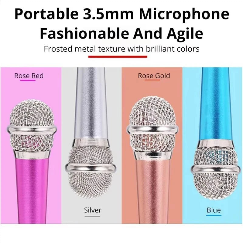 Portable Mini Microphone for Smartphones and PCs
