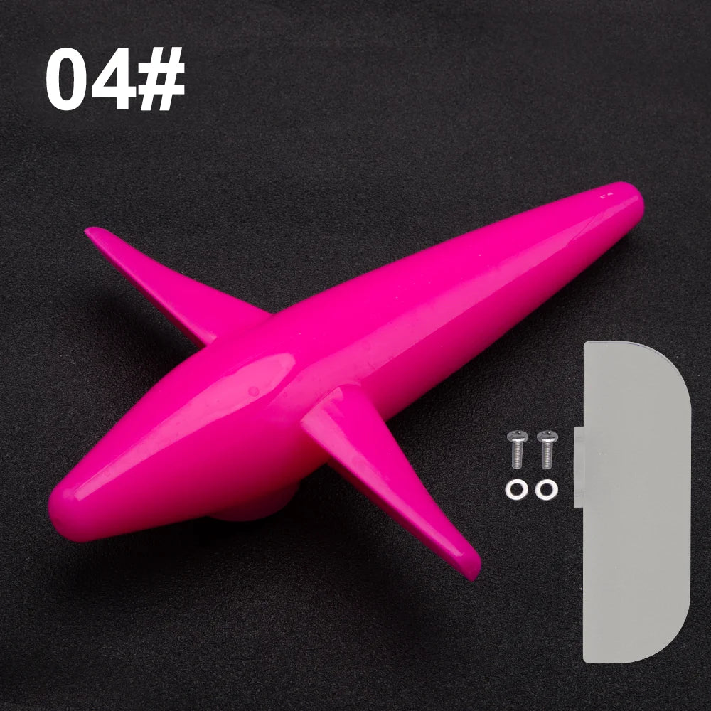 7" Offshore Tuna Lure - Adjustable Rudder &amp; SS316 Screw Pink / 7inch