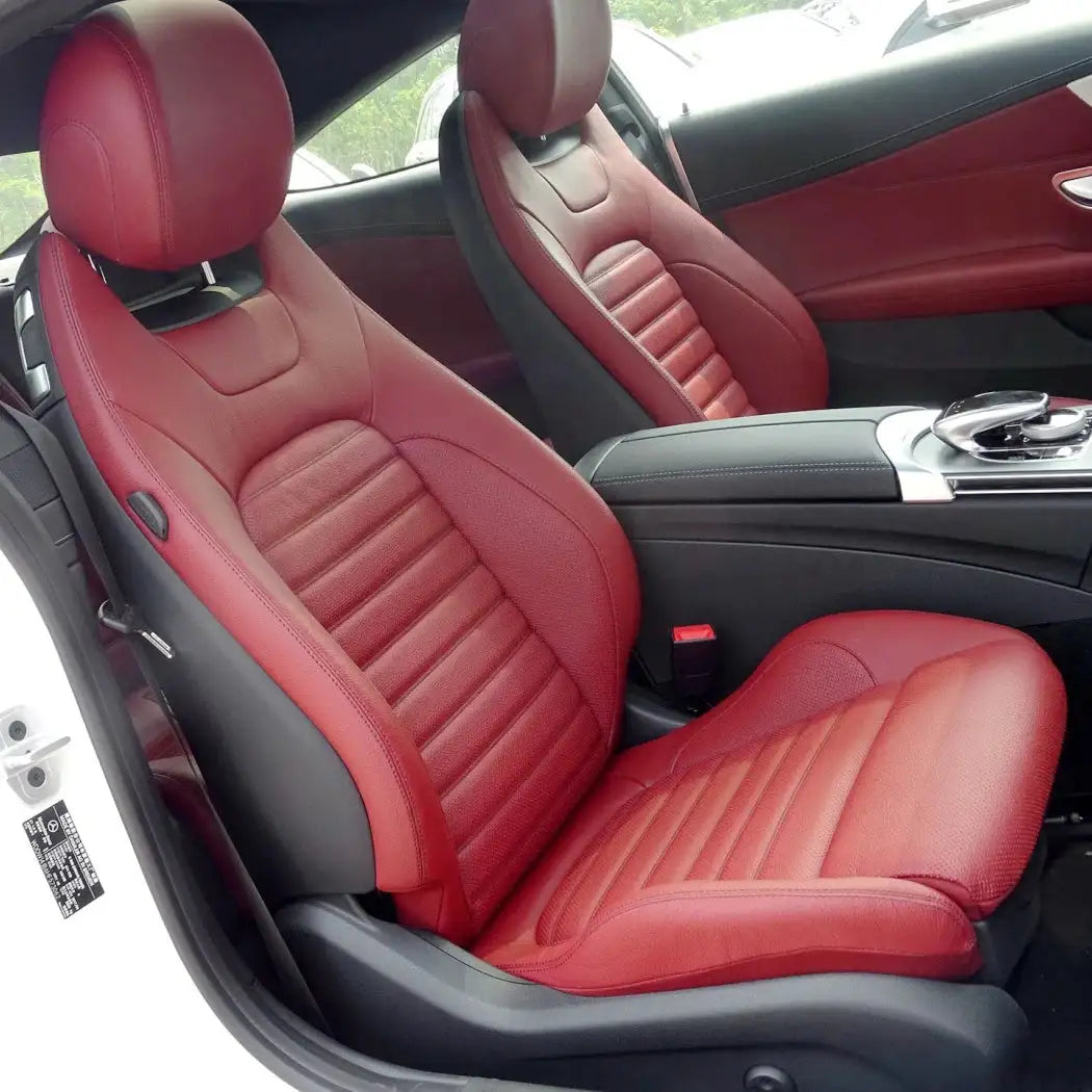 PU Leather Car Seat Cover Protector Four Seasons Auto Fit