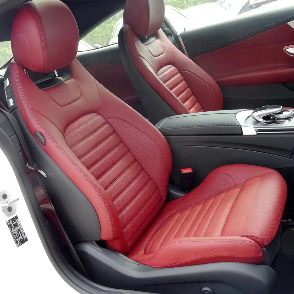 PU Leather Car Seat Cover Protector Four Seasons Auto Fit