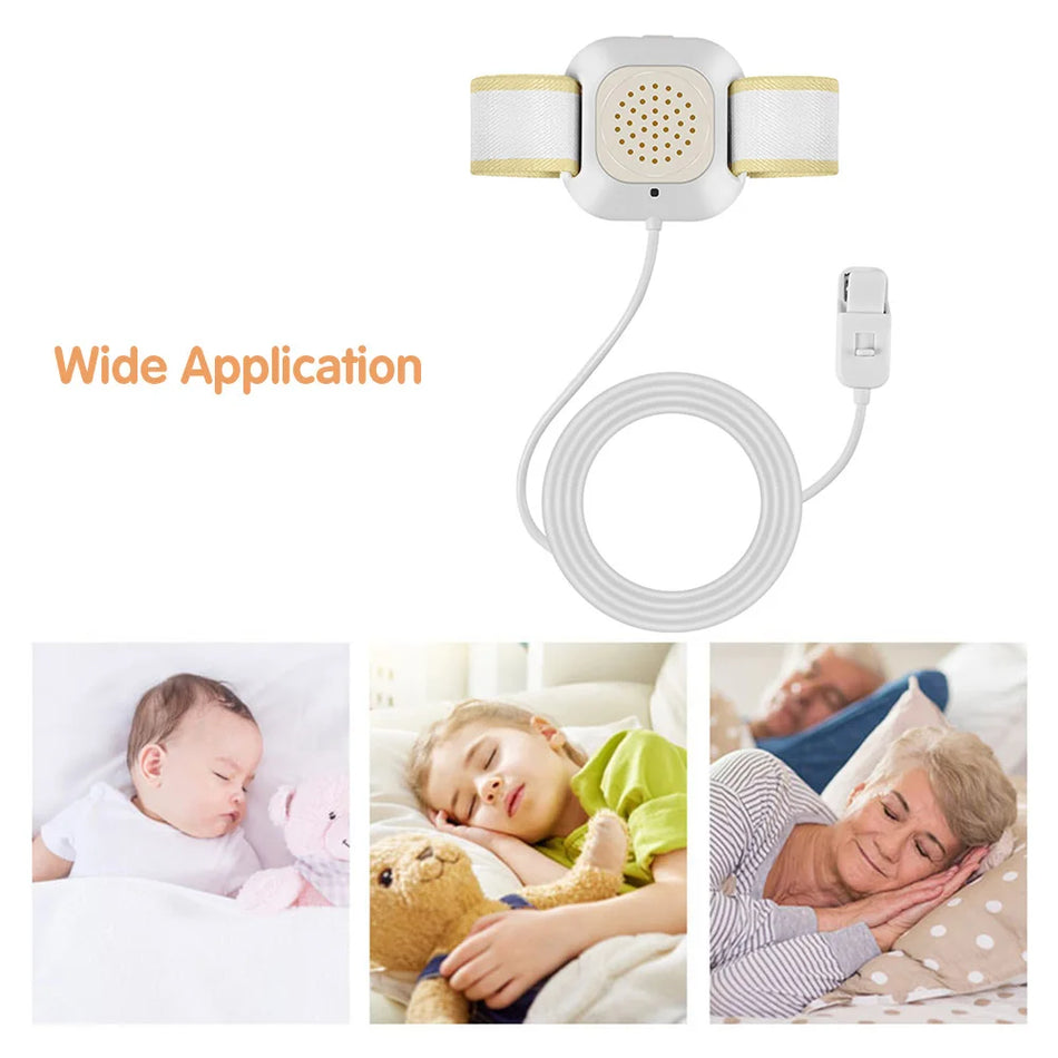 Bedwetting Alarm Enuresis Alarm with Loud Sound, Bright Lights, Strong Vibration for Effective Potty Training