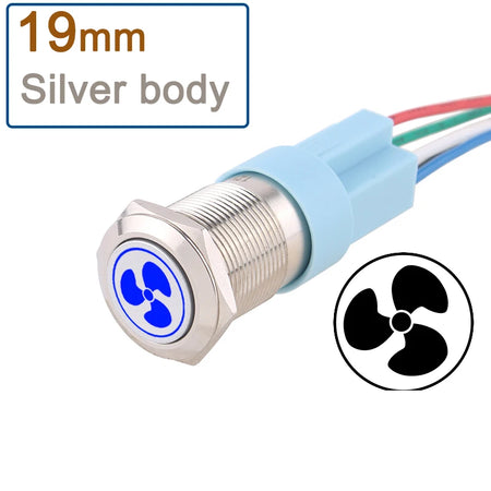 DIANQI Metal Push Button Switch &ndash; Durable Stainless Steel Construction