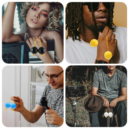 Sand Egg Asalato African Shakers &ndash; Durable ABS Sand Ball