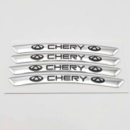 3D Aluminum Wheel Hub Emblems for Chery Tank Geely MG Lynk Co Haval by InterCyprus Trading Ltd