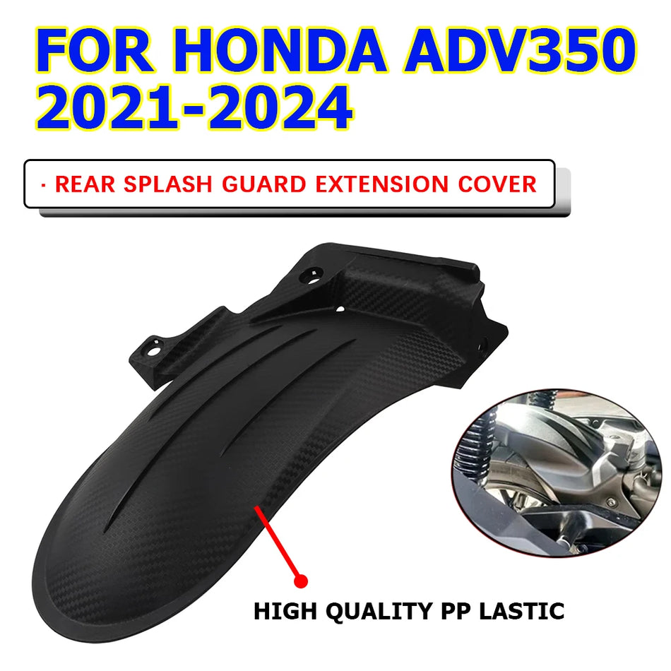 Honda ADV350 Rear Fender Splash Guard Protector Cover for 2022-2024 Models, Mudguard Extender Cap
