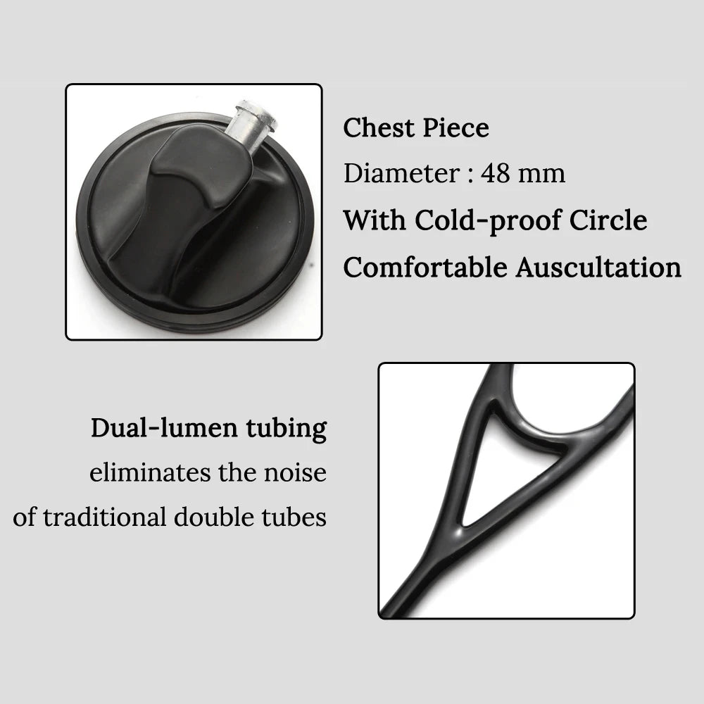 Professional Cardiology Stethoscope - Single Head Design