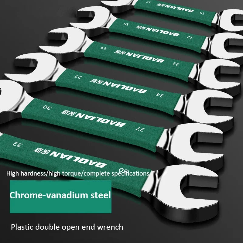 6-32mm Otevřený klíč, chrom-vanadiová ocel, šestihranný klíč