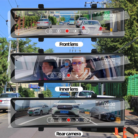 Dashcam Aceeo 2K GPS 11.2 Mirror &ndash; Night Vision 3 Camera