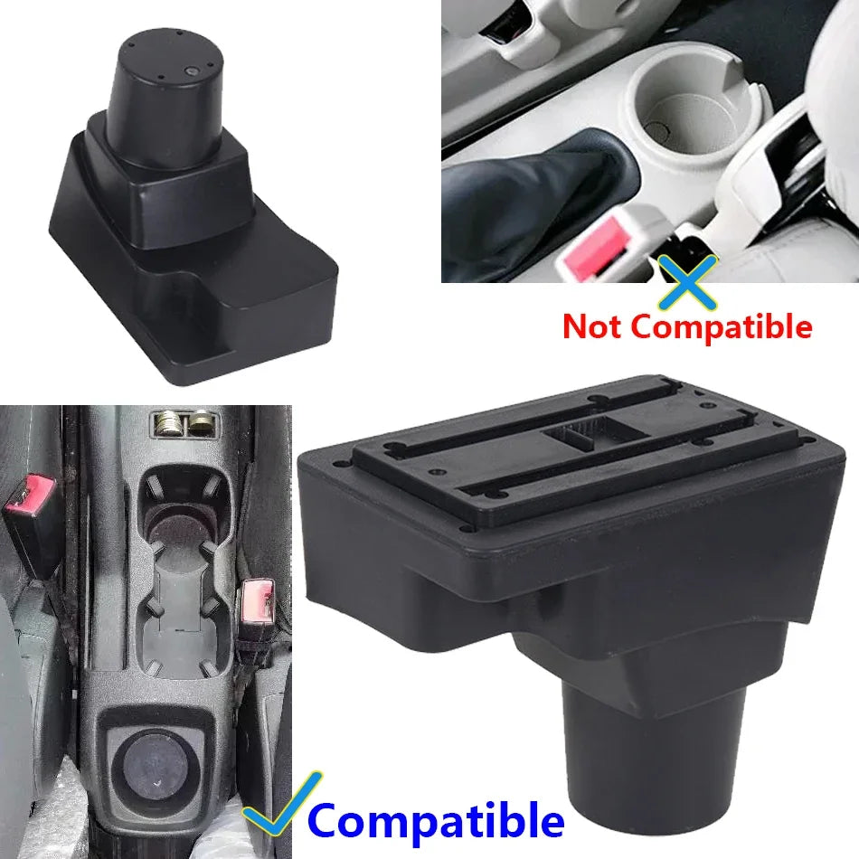 Car Armrest Center Storage Box for Chevrolet Sonic Aveo Lova T250 T300