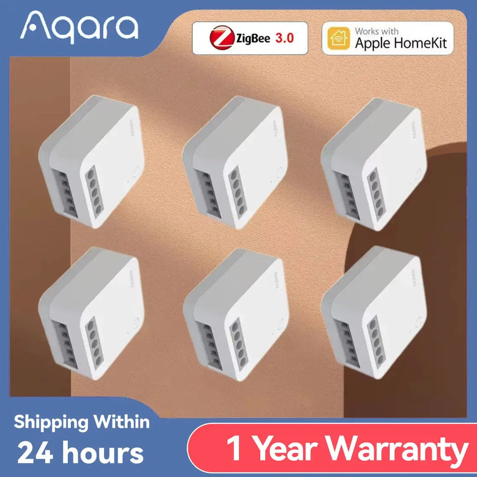 Aqara Zigbee Wireless Relay Controller 1 Channel Smart Hub For Apple Homekit by InterCyprus Trading Ltd