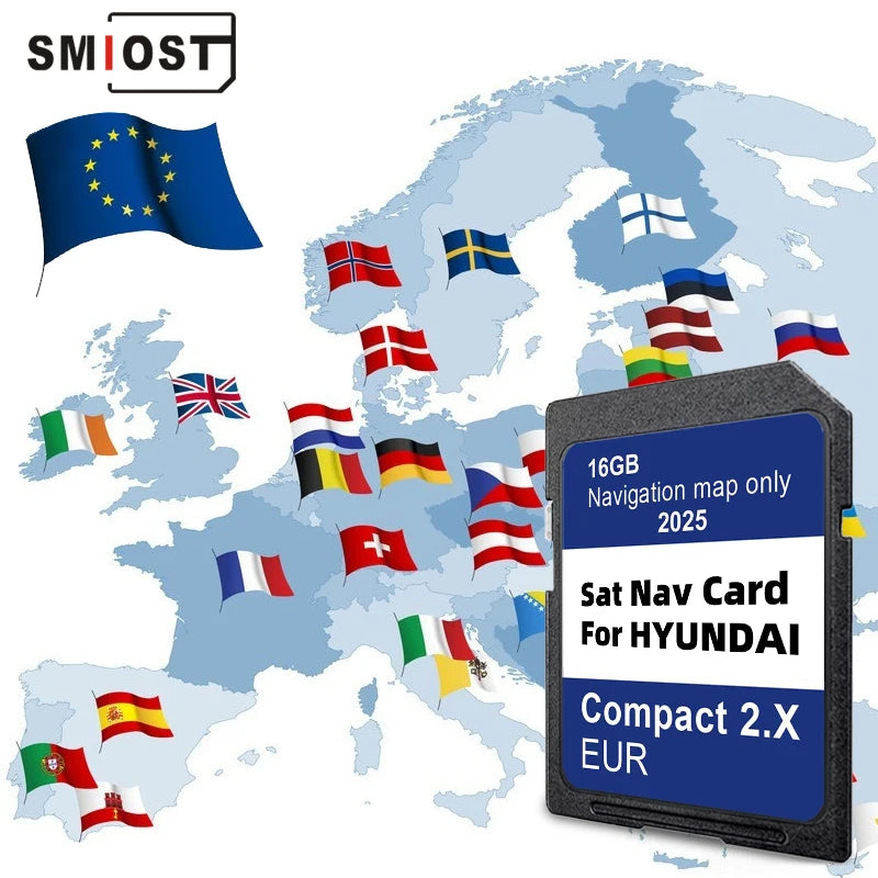 Navigation GEN2 GPS SD Card Compact 2.X &ndash; 2025 Maps CHINA