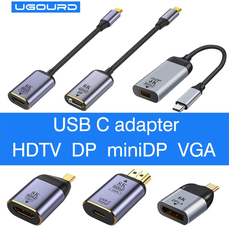 UGOURD USB Type C to HDMI 8K/4K Adapter