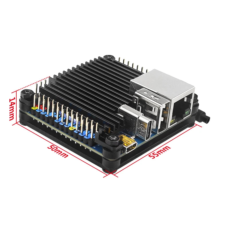 Orange Pi Zero 3 Aluminum Case &ndash; Efficient Passive Cooling Solution