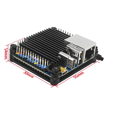 Orange Pi Zero 3 Aluminum Case &ndash; Efficient Passive Cooling Solution
