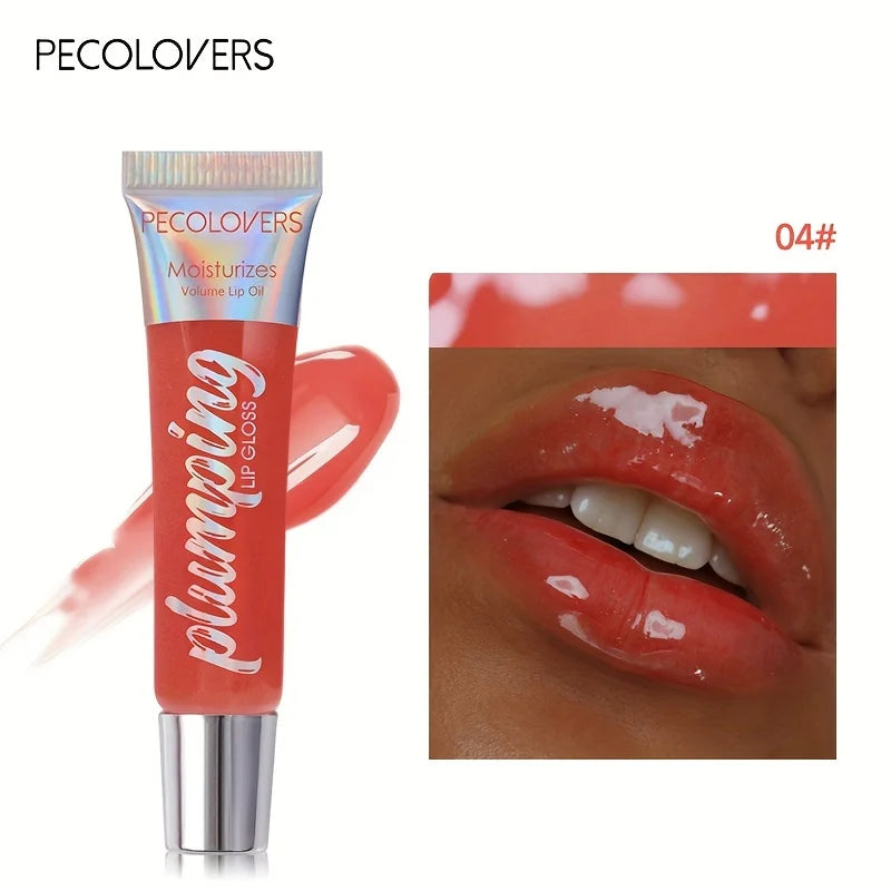 Glitter Lip Gloss - Moisturizing Fruit Lip Oil for Full, Luscious Lips 04