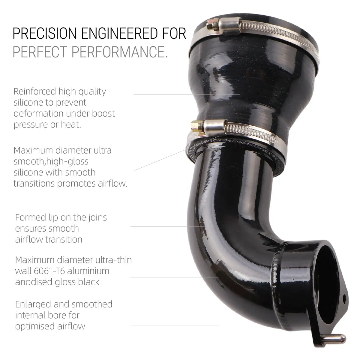 PIKBUK High-Flow Turbo Inlet Pipe for Volkswagen Audi Seat Skoda 1.0TSI Part Number 04C129656L Performance Upgrade Auto Part by InterCyprus Trading Ltd