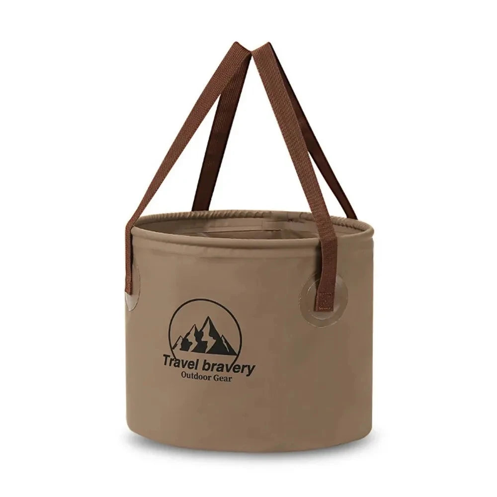 20L Waterproof Folding Bucket - Portable &amp; Eco-Friendly for Travel, Camping &amp; More 20L
