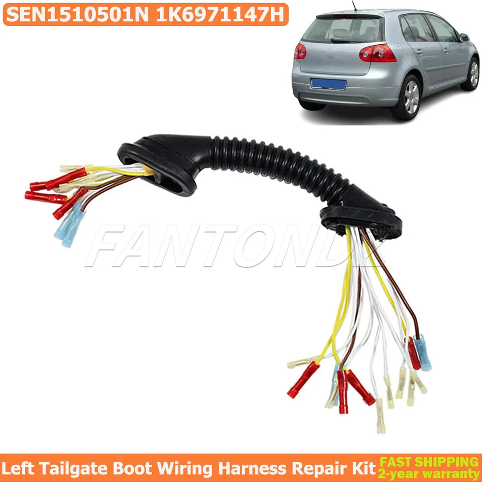 Oprava Kabelového Svazku Zadního Kufru Pro VW Golf MK5 A5 Zadní Kufr Víko Levý Kabelový Svazek Drát 1K6971147H SEN1510501N