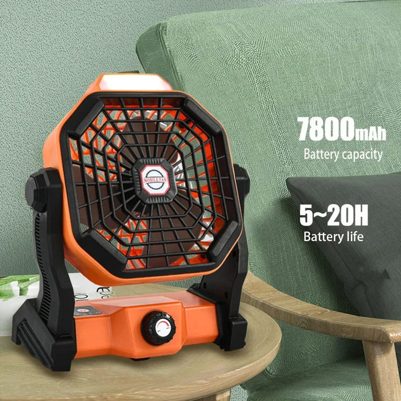 X20 Outdoor Camping Lighting Fan &ndash; USB Smart Charging