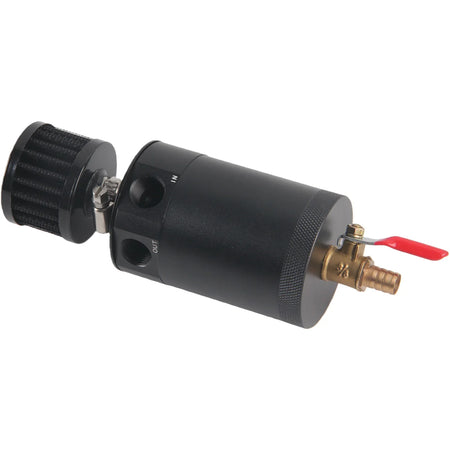 Dual Port Aluminum Oil Catch Can With Universal 180ml Reservoir Fit by InterCyprus Trading Ltd