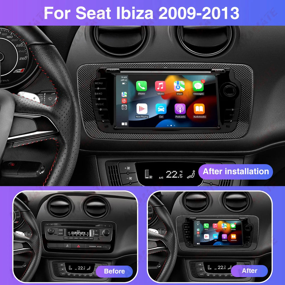 7Inch Car Radio For Seat Ibiza 2009-2013 &ndash; CarPlay GPS