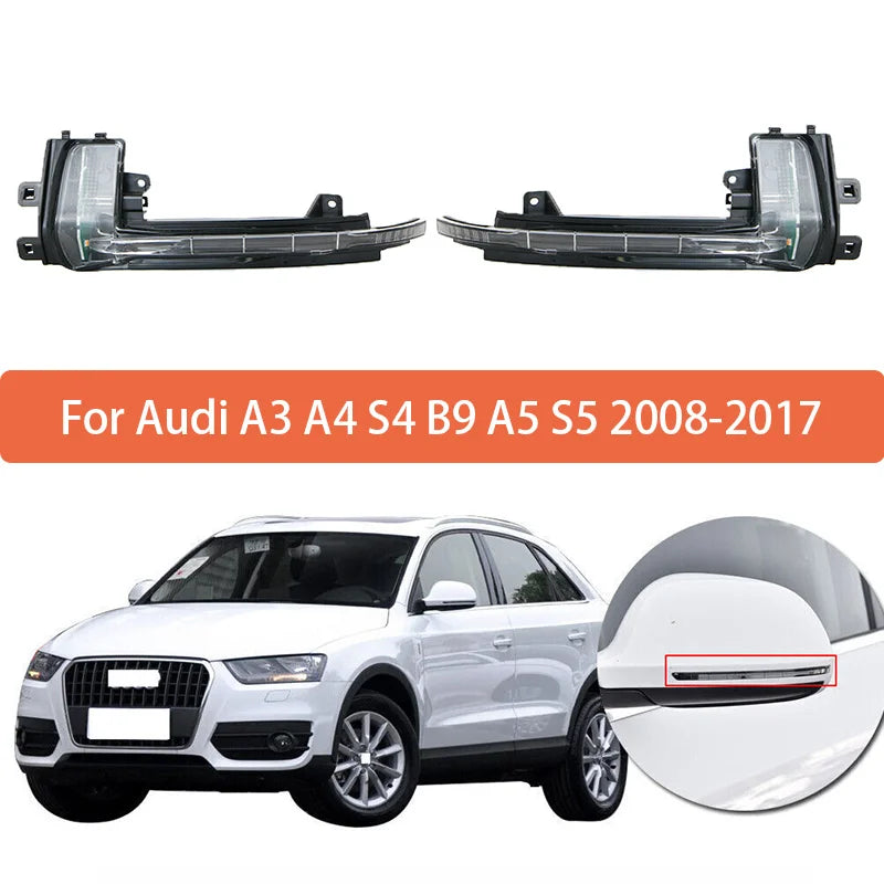 Сигнальные огни поворота для боковых зеркал LED для Audi A3 A4 S4 B9 A5 S5