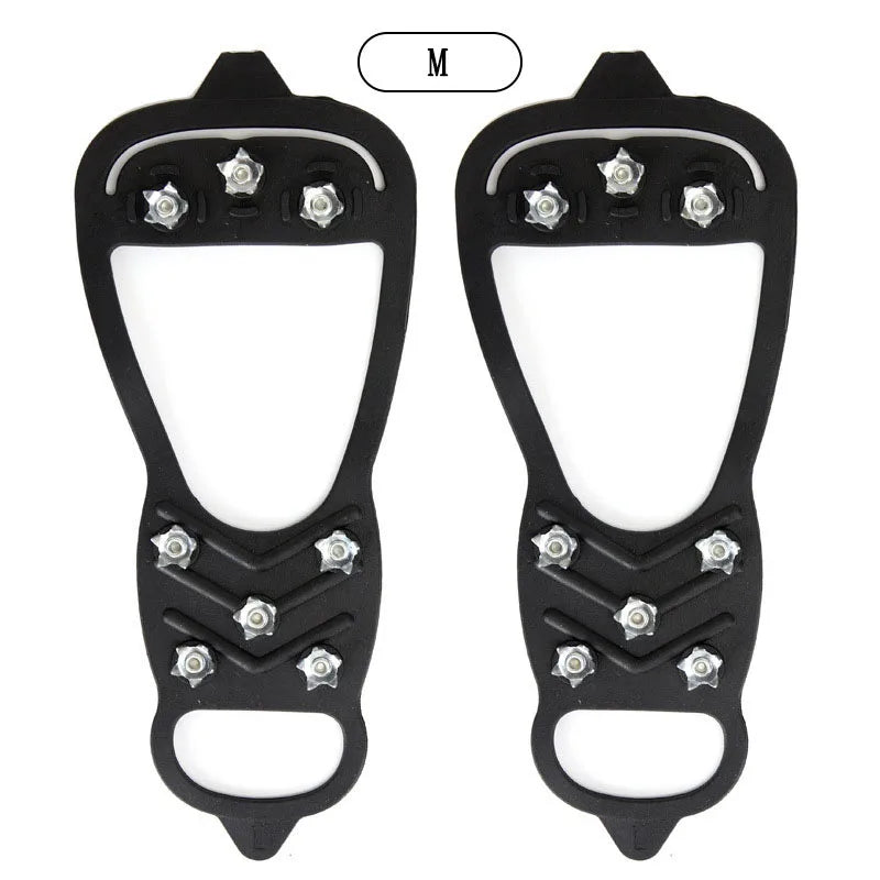 Professional Ice Crampons with 8 Anti-Skid Studs for Maximum Grip M for EU30-40