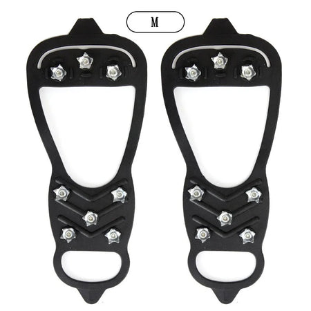 Professional Ice Crampons with 8 Anti-Skid Studs for Maximum Grip M for EU30-40