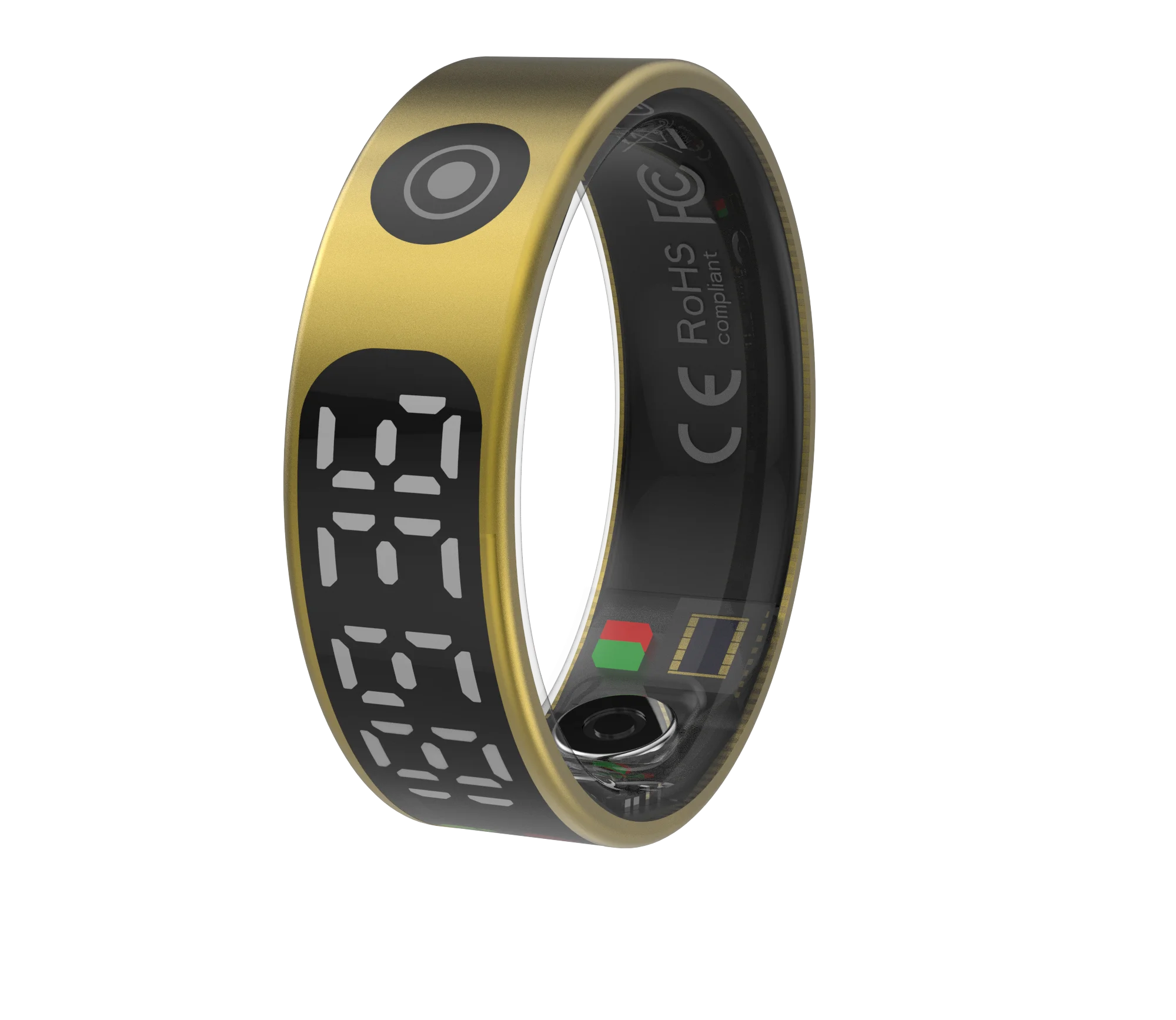 2025 Smart Ring Waterproof 5ATM | Health, Heart Rate, Sleep Monitoring gold / 9