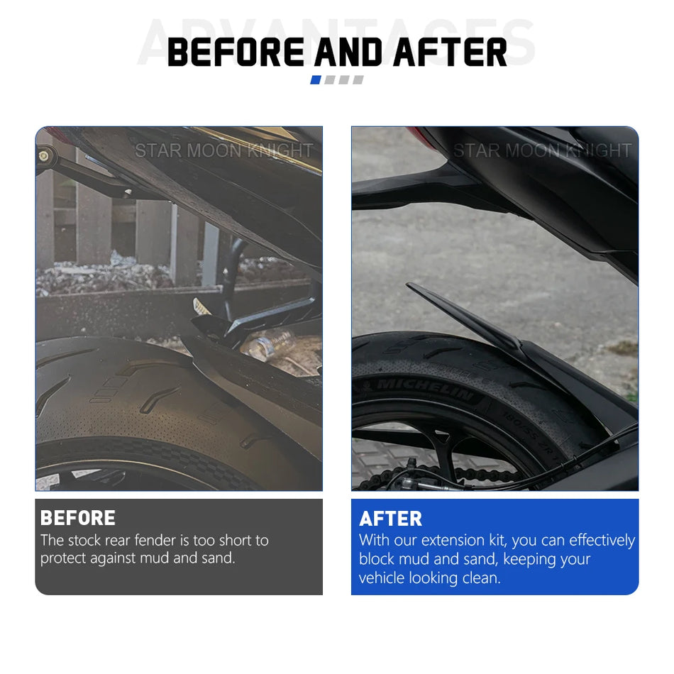 Daytona 660 Zadnji blatnik podaljšek za Daytona 660 2024 2025 Motorcycle Mudguard Extension
