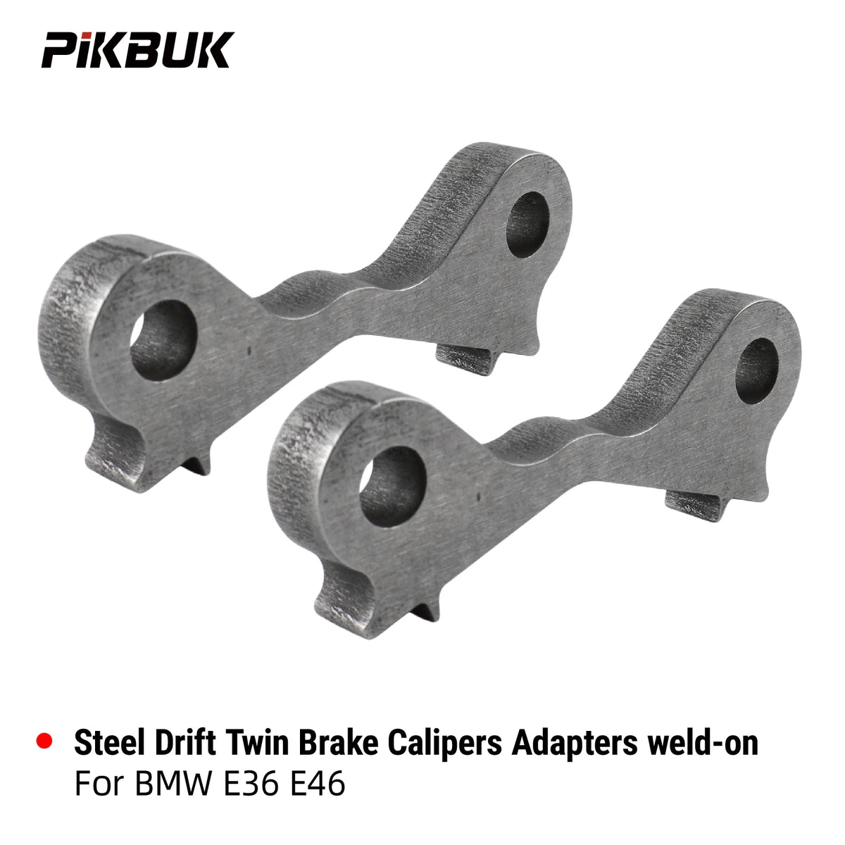 PIKBUK 2PCS Weld-on Drift Twin Brake Calipers Adapter For BMW E46 E36 323i 325i 328i 330i by InterCyprus Trading Ltd