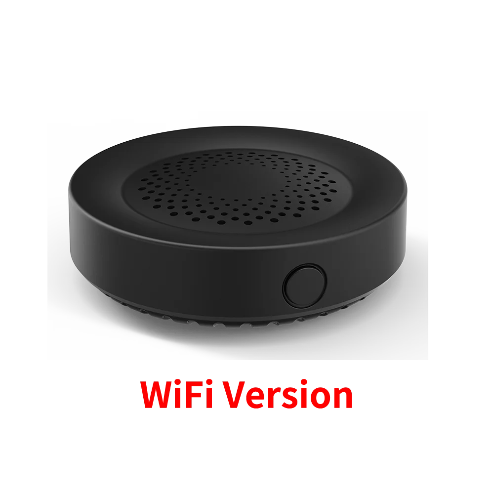 Tuya WiFi Siren Alarm - Smart Home Security 100dB Speaker, Alexa &amp; Tuya Compatible Black WiFi Version