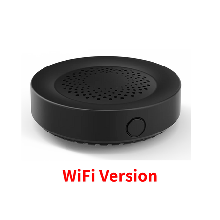 Tuya WiFi Siren Alarm - Smart Home Security 100dB Speaker, Alexa &amp; Tuya Compatible Black WiFi Version